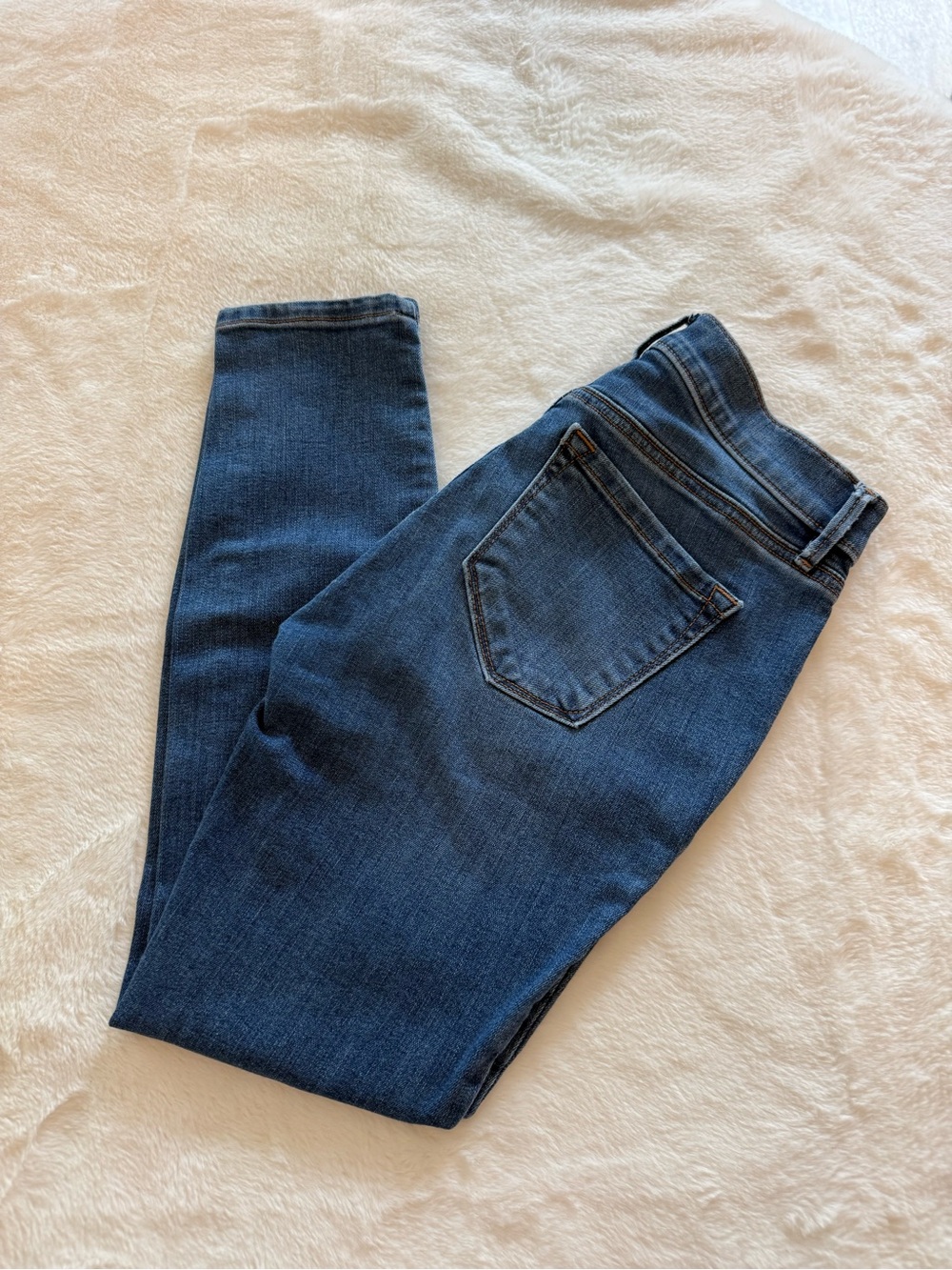 LOFT Dark Blue Skinny Jeans
